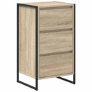 vidaXL Széf Sonoma Tölgy 43 x 36 x 75,5 cm Szerelt Fa