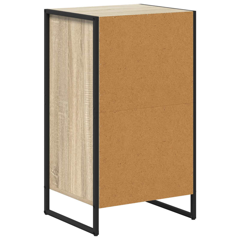 vidaXL Széf fiókkal Sonoma 42 x 36 x 75.5 cm Faanyag