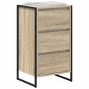 vidaXL Széf Sonoma Tölgy 43 x 36 x 75,5 cm Szerelt Fa