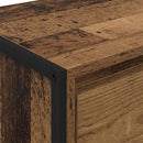 vidaXL Széf fiókkal Öreg fa 42 x 36 x 75.5 cm Faanyag