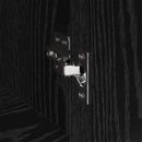 vidaXL Széf fiókkal Fekete tölgy 81 x 36 x 150.5 cm Faanyag