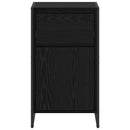 vidaXL Széf fiókkal Fekete tölgy 81 x 36 x 150.5 cm Faanyag