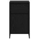 vidaXL Széf fiókkal Fekete tölgy 43 x 36 x 75,5 cm Faanyag