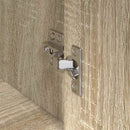 vidaXL Széf fiókkal Sonoma 81 x 36 x 150.5 cm Faanyag