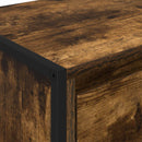 vidaXL Széf fiókkal Füstös tölgy 81 x 36 x 150.5 cm Faanyag