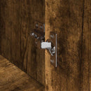 vidaXL Széf fiókkal Füstös tölgy 81 x 36 x 150.5 cm Faanyag