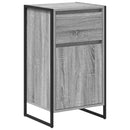 vidaXL Széf fiókkal Szürke Sonoma 43 x 36 x 75,5 cm Faanyag