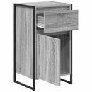 vidaXL Széf fiókkal Szürke Sonoma 43 x 36 x 75,5 cm Faanyag