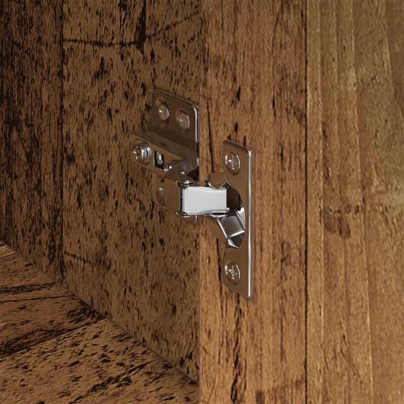 vidaXL Széf fiókkal Öreg fa 81 x 36 x 150.5 cm Faanyag