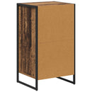 vidaXL Széf fiókkal Öreg fa 81 x 36 x 150.5 cm Faanyag