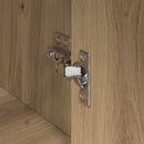 vidaXL Széf fiókkal Művészi tölgy 81 x 36 x 150.5 cm Faanyag