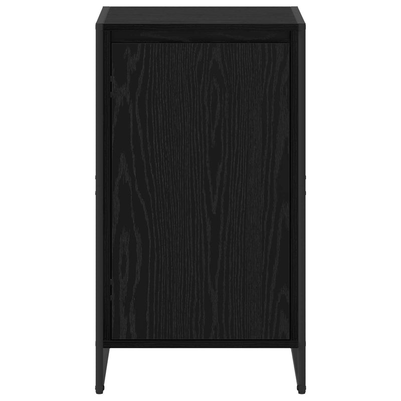 vidaXL Széf Fekete tölgy 43 x 36 x 75,5 cm Faanyag