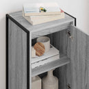 vidaXL Széf Szürke Sonoma 43 x 36 x 75,5 cm Faanyag