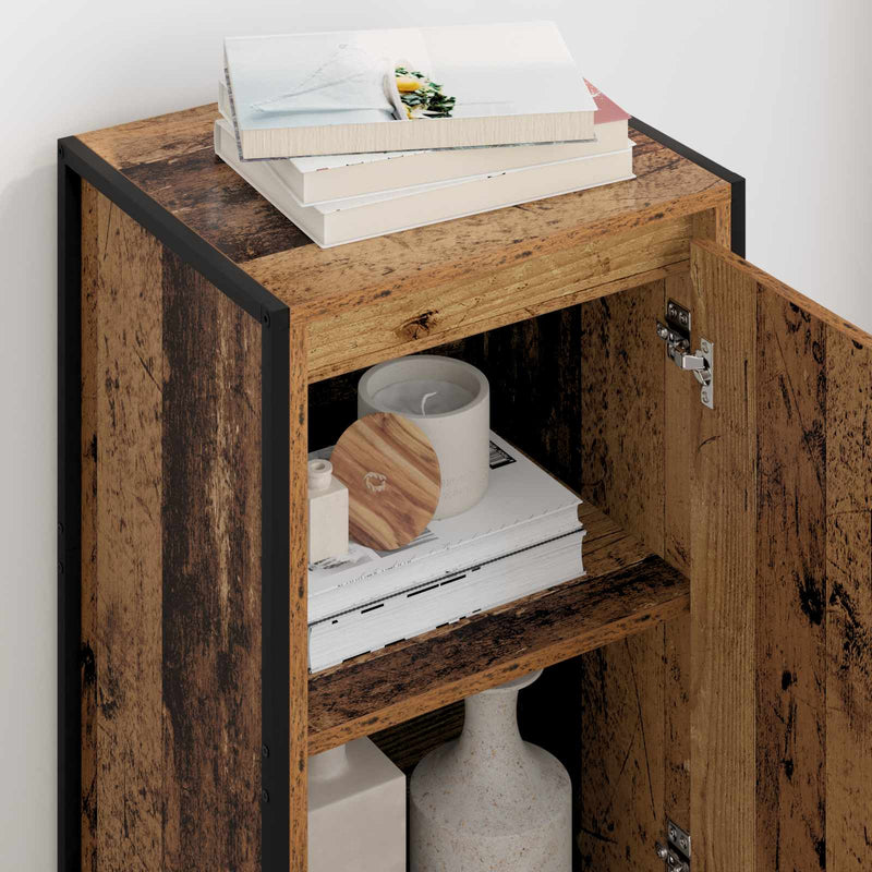 vidaXL Széf Öreg fa 43 x 36 x 75,5 cm Faanyag