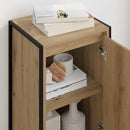 vidaXL Széf Művészi tölgy 43 x 36 x 75,5 cm Faanyag