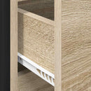 vidaXL Széf fiókkal Sonoma 79 x 36 x 75.5 cm Faanyag
