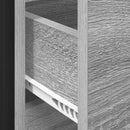 vidaXL Széf fiókkal Szürke Sonoma 79 x 36 x 75.5 cm Faanyag