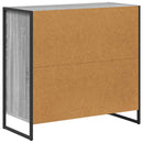 vidaXL Széf fiókkal Szürke Sonoma 79 x 36 x 75.5 cm Faanyag