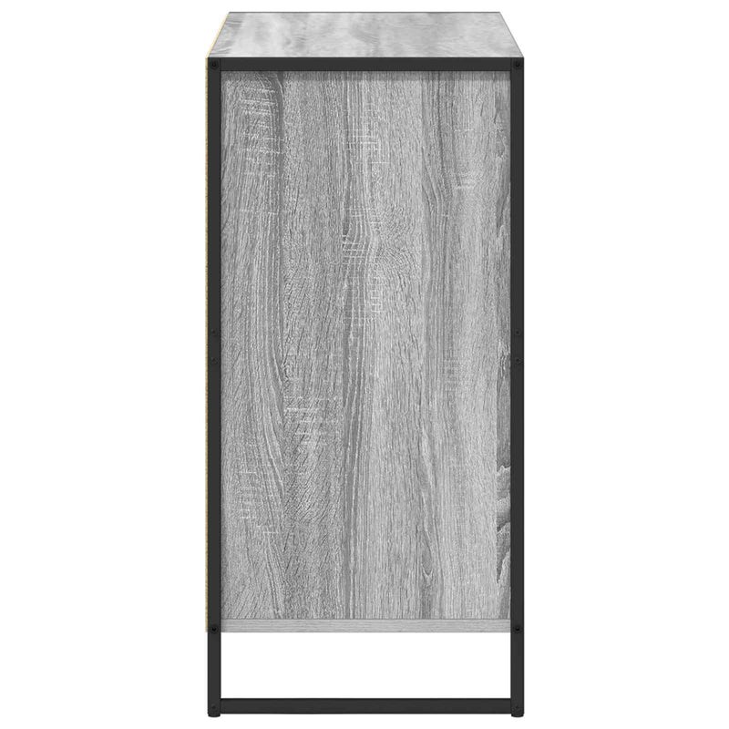 vidaXL Széf fiókkal Szürke Sonoma 79 x 36 x 75.5 cm Faanyag