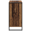 vidaXL Széf fiókkal Öreg fa 79 x 36 x 75.5 cm Faanyag