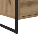 vidaXL Széf fiókkal Művészi tölgy 79 x 36 x 75.5 cm Faanyag