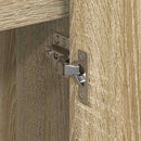 vidaXL Oldalsó szekrény Sonoma 79 x 36 x 75 cm Faanyag