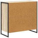 vidaXL Oldalsó szekrény Sonoma 79 x 36 x 75 cm Faanyag