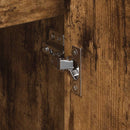 vidaXL Oldalsó szekrény Füstös tölgy 79 x 36 x 75 cm Faanyag