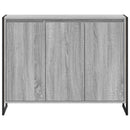vidaXL Oldalsó szekrény Szürke Sonoma 96,5 x 30 x 75 cm Faanyag