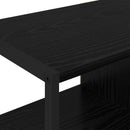 vidaXL Oldalsó szekrény Fekete tölgy 96.5 x 30 x 75 cm Faanyag