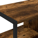vidaXL Oldalsó szekrény Füstös tölgy 96.5 x 30 x 75 cm Faanyag