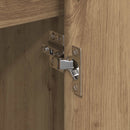 vidaXL Oldalsó szekrény Művészi tölgy 96.5 x 30 x 75 cm Faanyag