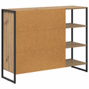 vidaXL Oldalsó szekrény Művészi tölgy 96.5 x 30 x 75 cm Faanyag