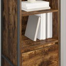 vidaXL Könyvespolc fiókkal Füstös tölgy 43 x 36 x 150,5 cm Faanyag