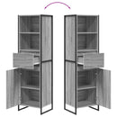 vidaXL Könyvespolc fiókkal Szürke Sonoma 43 x 36 x 150,5 cm Faanyag