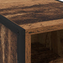 vidaXL Könyvespolc fiókkal Öreg fa 43 x 36 x 150,5 cm Faanyag