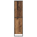 vidaXL Könyvespolc fiókkal Öreg fa 43 x 36 x 150,5 cm Faanyag