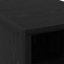 vidaXL Éjjeli asztal 2 pcs Fekete tölgy 39.5 x 30 x 50 cm Faanyag