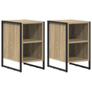 vidaXL Éjjeli asztal 2 pcs Sonoma 39.5 x 30 x 50 cm Faanyag