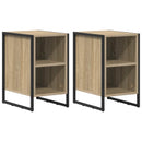 vidaXL Éjjeli asztal 2 pcs Sonoma 39.5 x 30 x 50 cm Faanyag