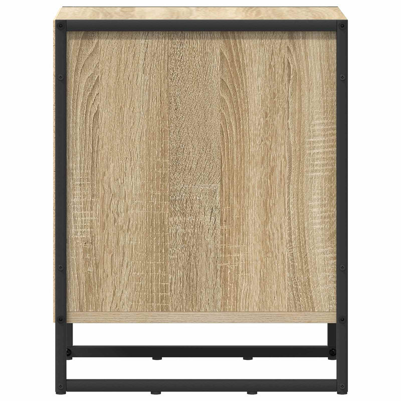 vidaXL Éjjeli asztal 2 pcs Sonoma 39.5 x 30 x 50 cm Faanyag