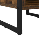 vidaXL Éjjeli asztal 2 pcs Füstös Tölgy 39.5 x 30 x 50 cm Faanyag