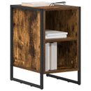 vidaXL Éjjeli asztal 2 pcs Füstös Tölgy 39.5 x 30 x 50 cm Faanyag