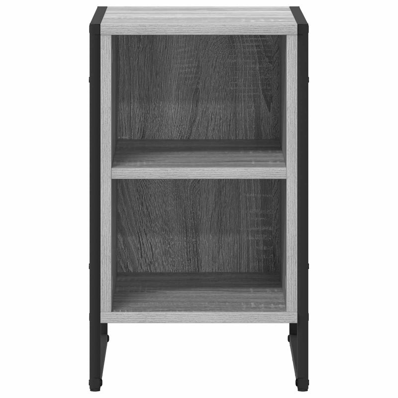 vidaXL Éjjeli asztal Szürke Sonoma 39.5 x 30 x 50 cm Faanyag