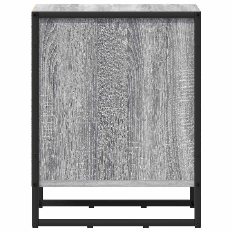 vidaXL Éjjeli asztal Szürke Sonoma 39.5 x 30 x 50 cm Faanyag