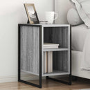 vidaXL Éjjeli asztal 2 pcs Szürke Sonoma 39.5 x 30 x 50 cm Faanyag