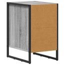 vidaXL Éjjeli asztal 2 pcs Szürke Sonoma 39.5 x 30 x 50 cm Faanyag