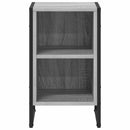 vidaXL Éjjeli asztal 2 pcs Szürke Sonoma 39.5 x 30 x 50 cm Faanyag