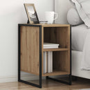 vidaXL Éjjeli asztal 2 pcs Művészi tölgy 39.5 x 30 x 50 cm Faanyag