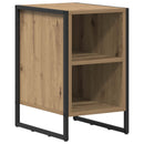 vidaXL Éjjeli asztal 2 pcs Művészi tölgy 39.5 x 30 x 50 cm Faanyag
